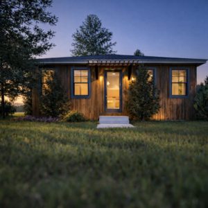 Basswood Tiny Home Front Door