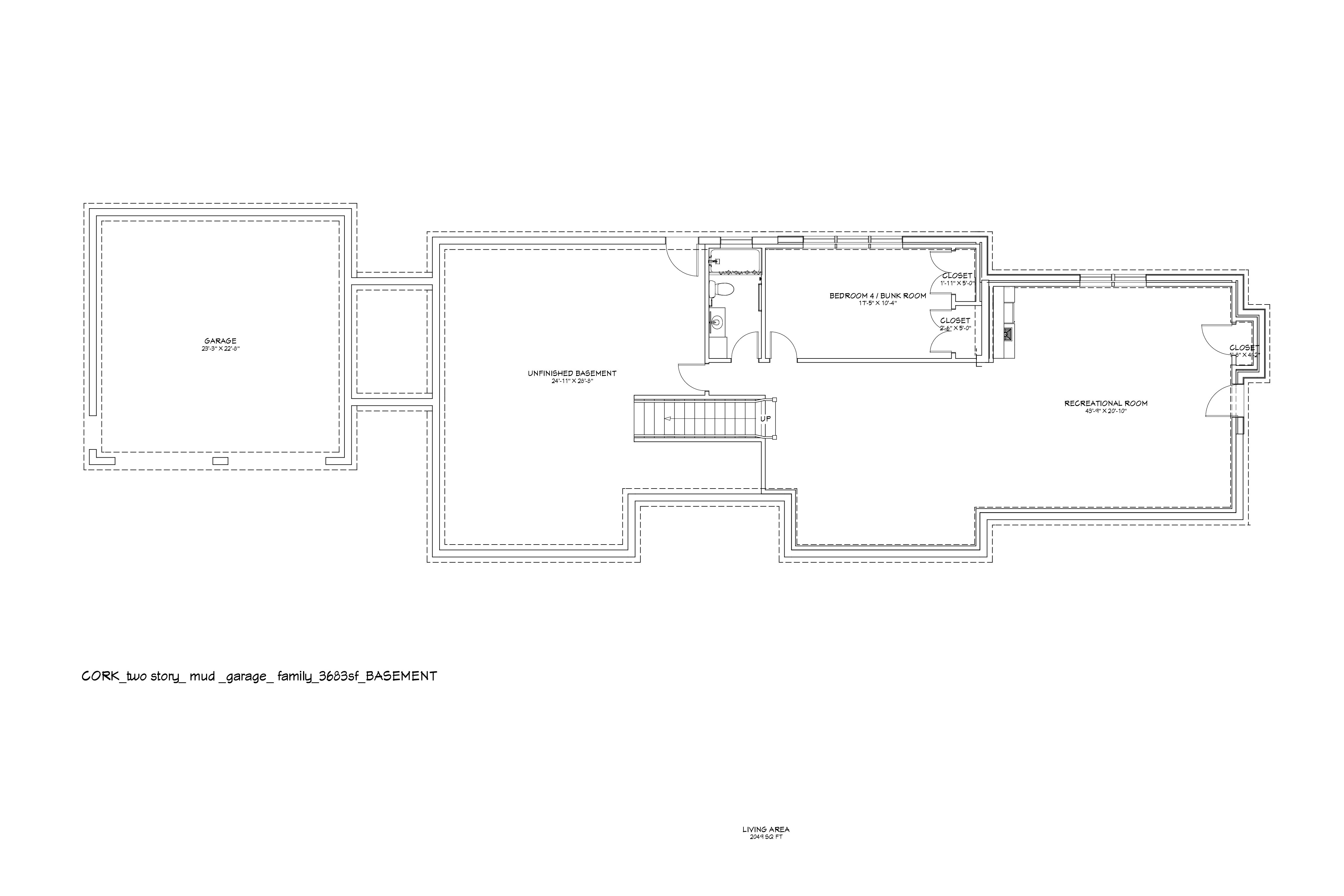 Cork Ranch Two-Story Home Plan - Image 28