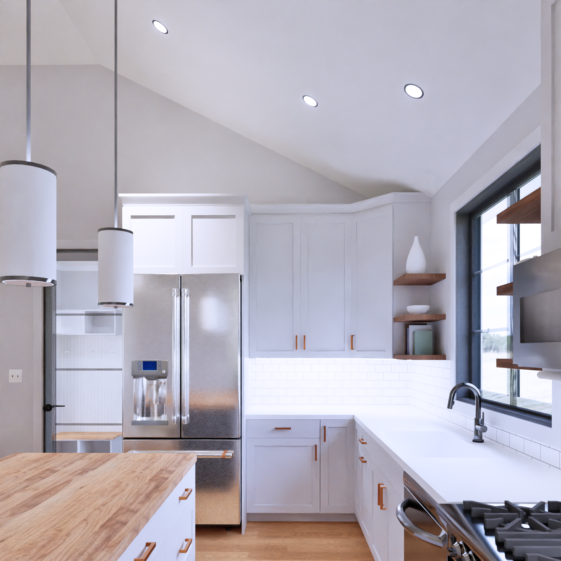 Cork Ranch 2 Story Kitchen