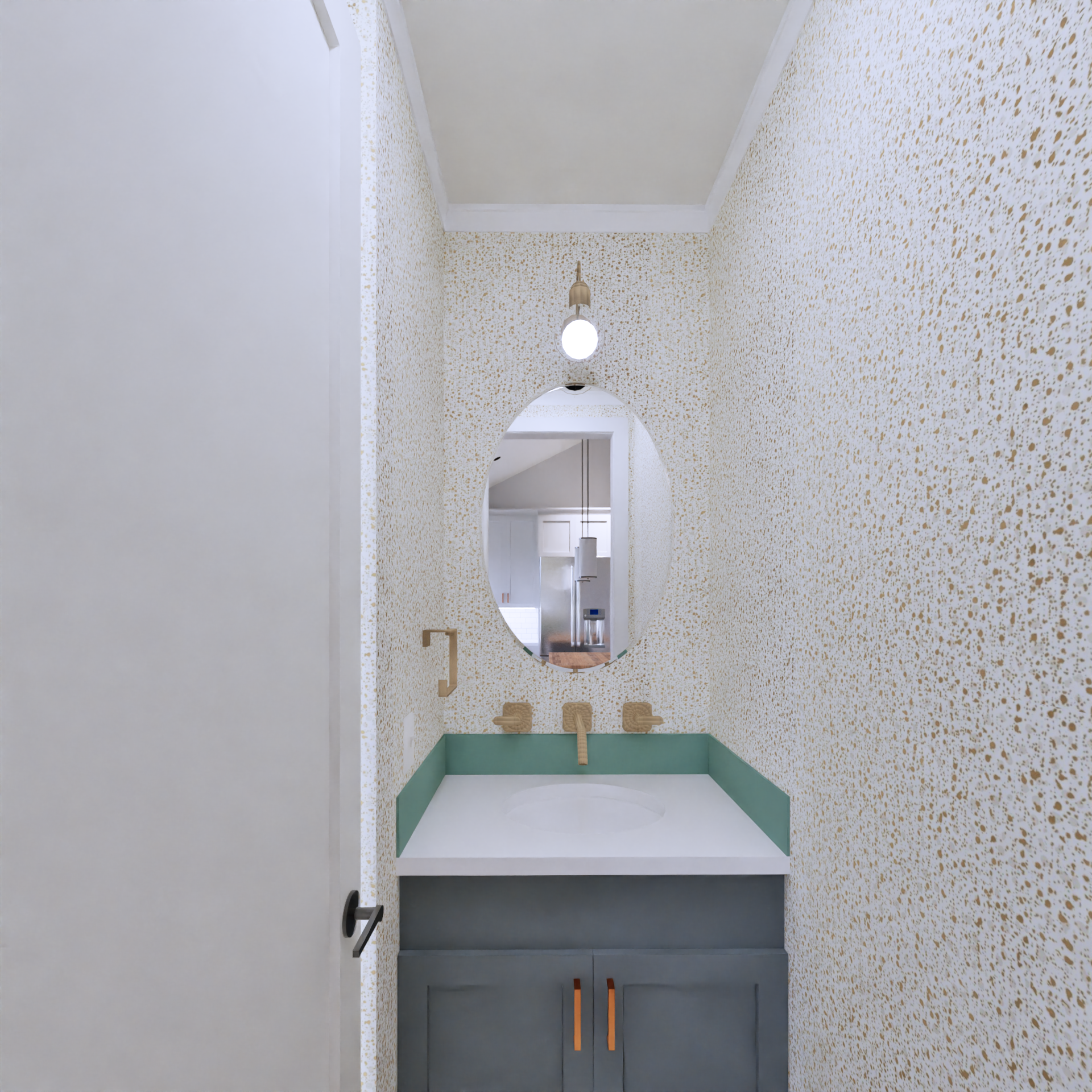 Cork Ranch 2 Story Bathroom Vanity