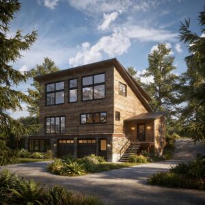 FIr Vacation Home Exterior Front Right