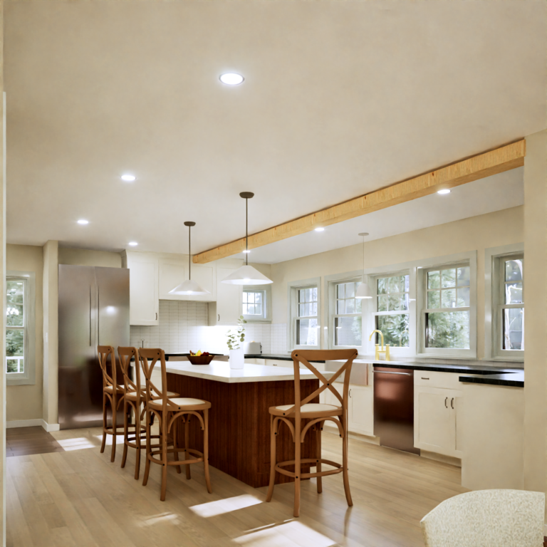Gingko Colonial Home Plan Kitchen