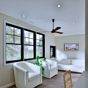 Juniper 2 Car Garage Home Plan Living Room