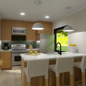Juniper Tiny Home One Story Kitchen
