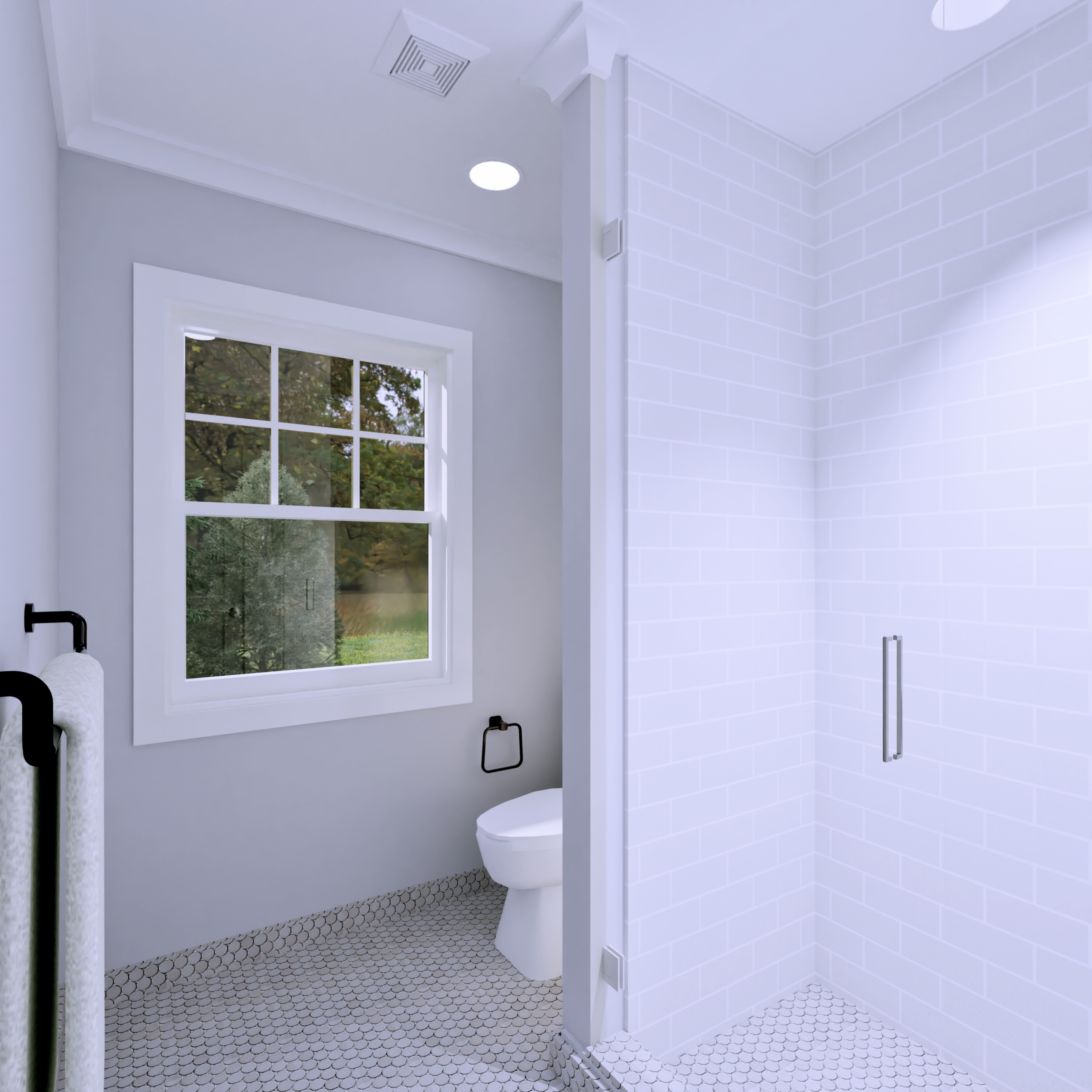 Cedar Farmhouse Bathroom