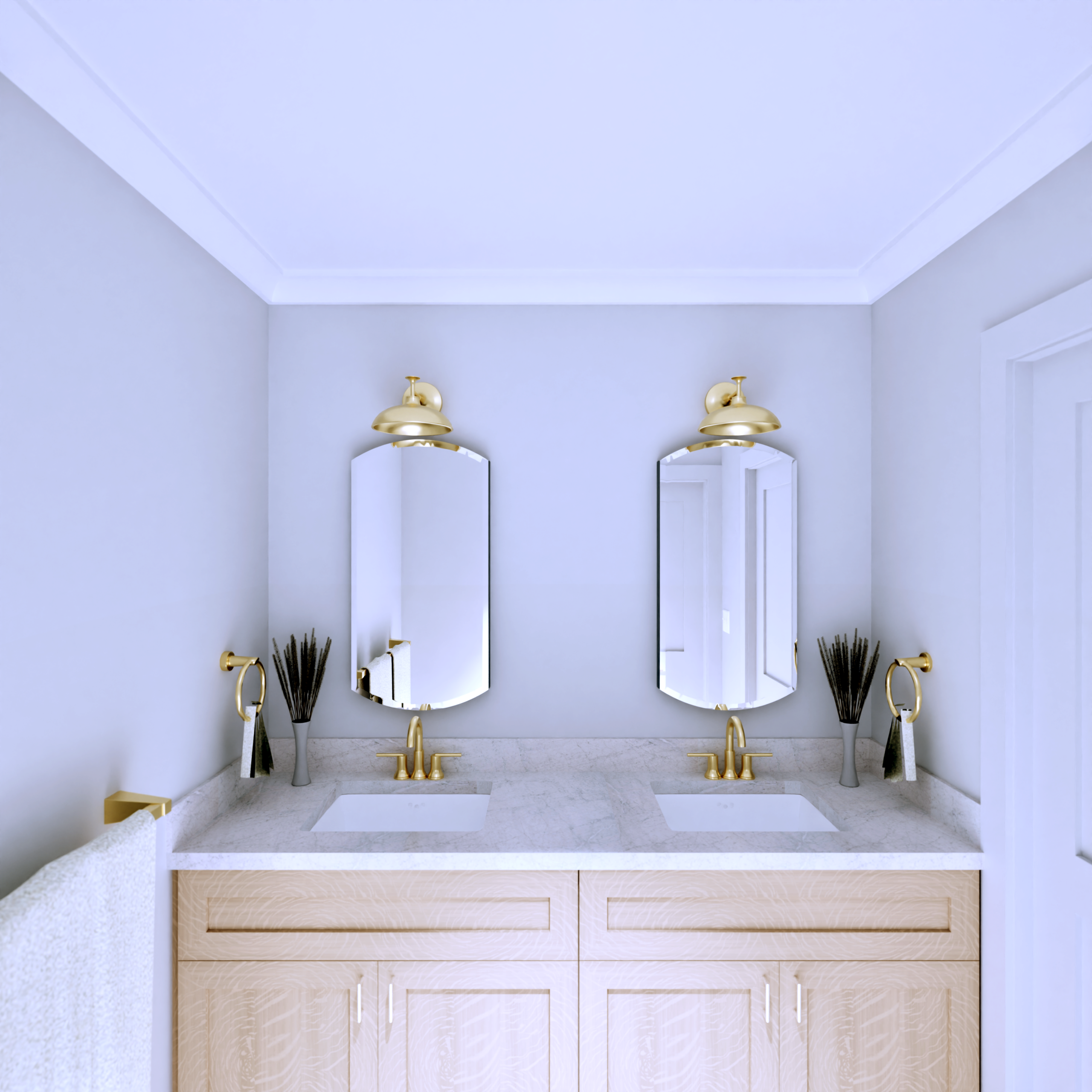 Cedar Farmhouse Bathroom