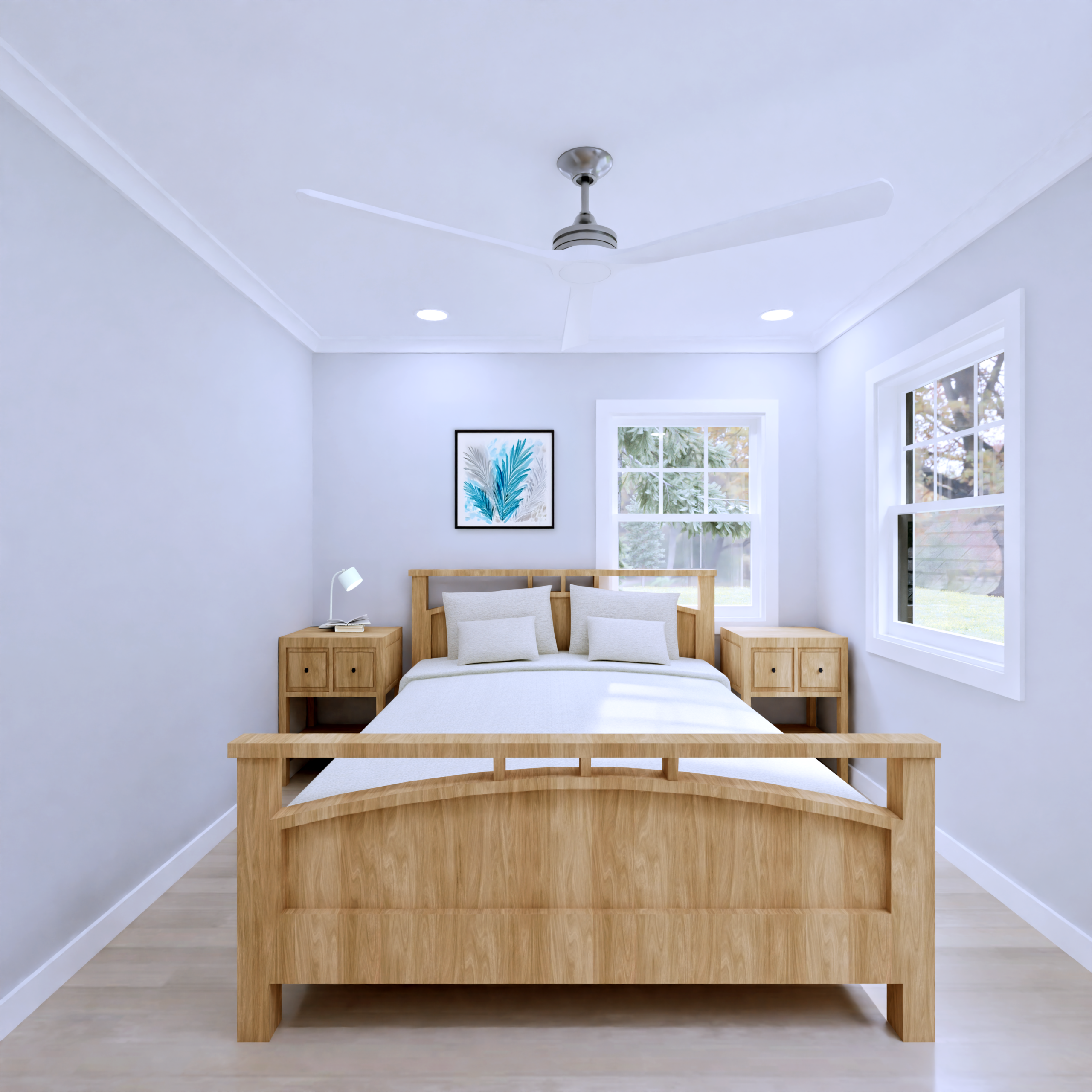Cedar Farmhouse Upper Bedroom
