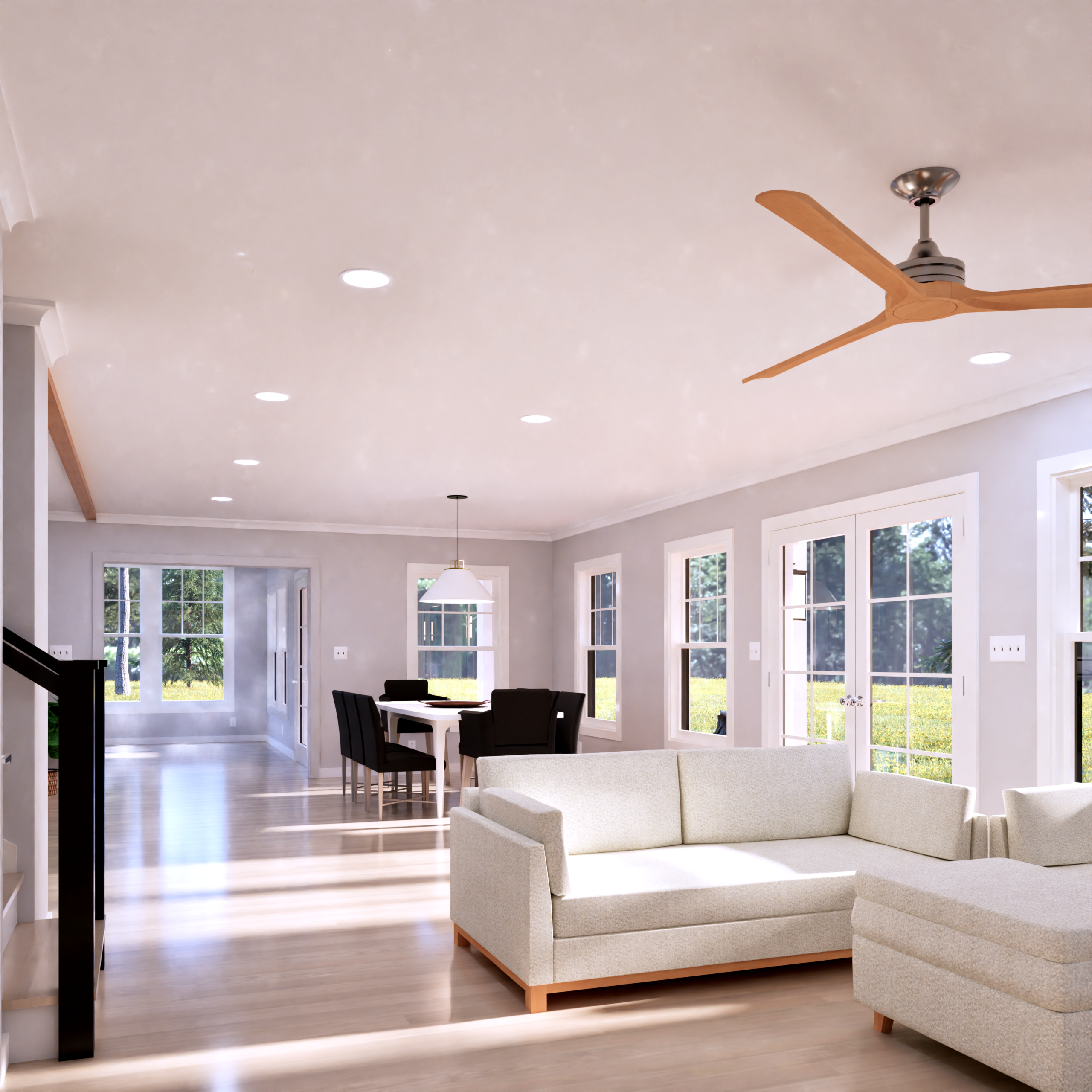 Cedar Farmhouse Living Room