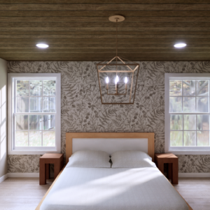 Linden Farmhouse Home Plan Bedroom