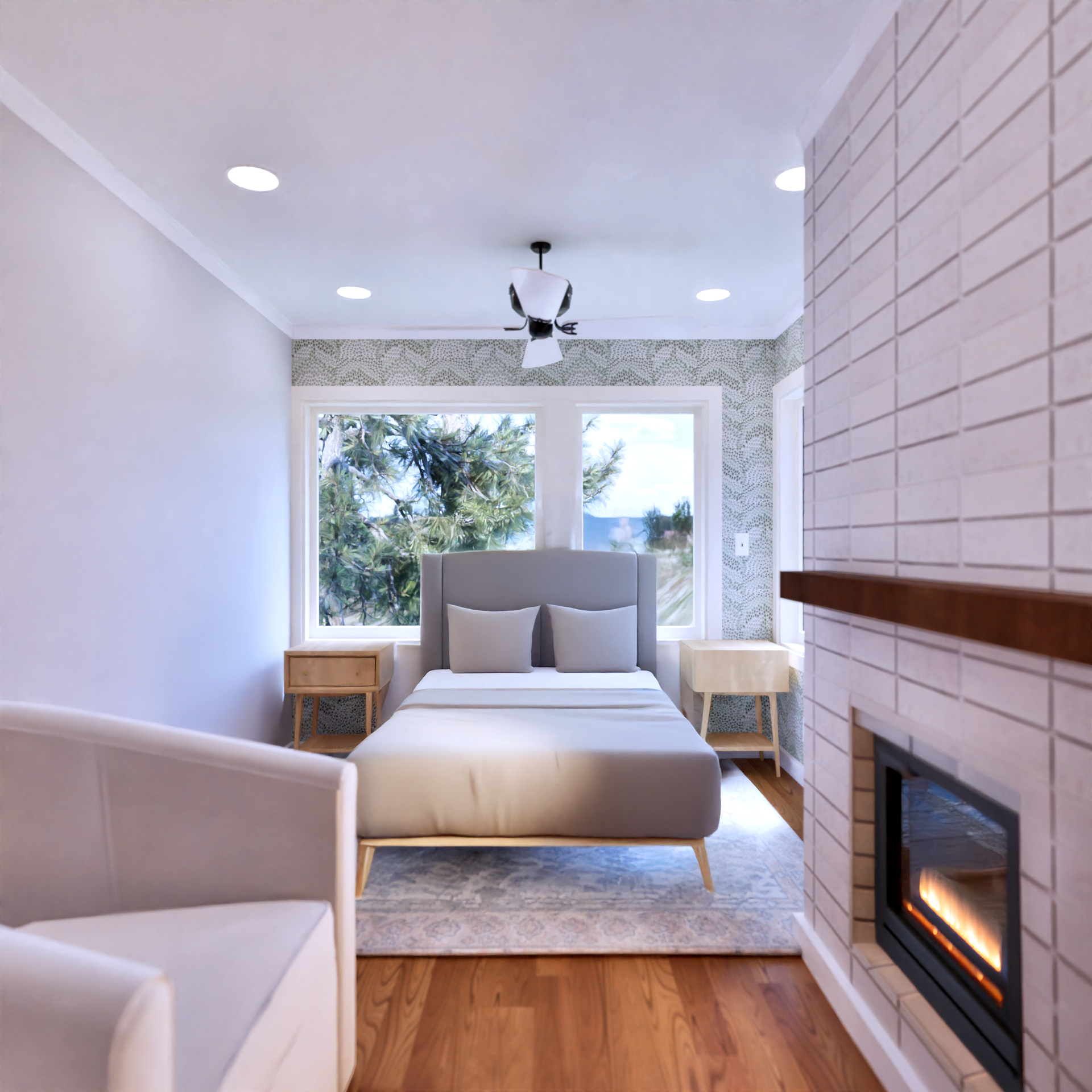 Magnolia Apartment Building Home Plan Bedroom