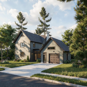 Magnolia New Englander Home Plan Exterior Front