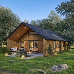 Walnut Barndominium Home Plan Exterior Front