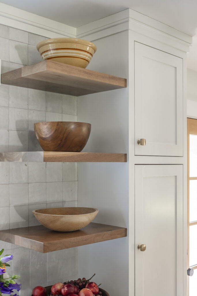 Oak Colonial Home Plan Kitchen Details