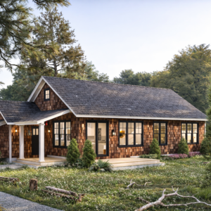 Persimmon Ranch Home Plan Exterior Front Side
