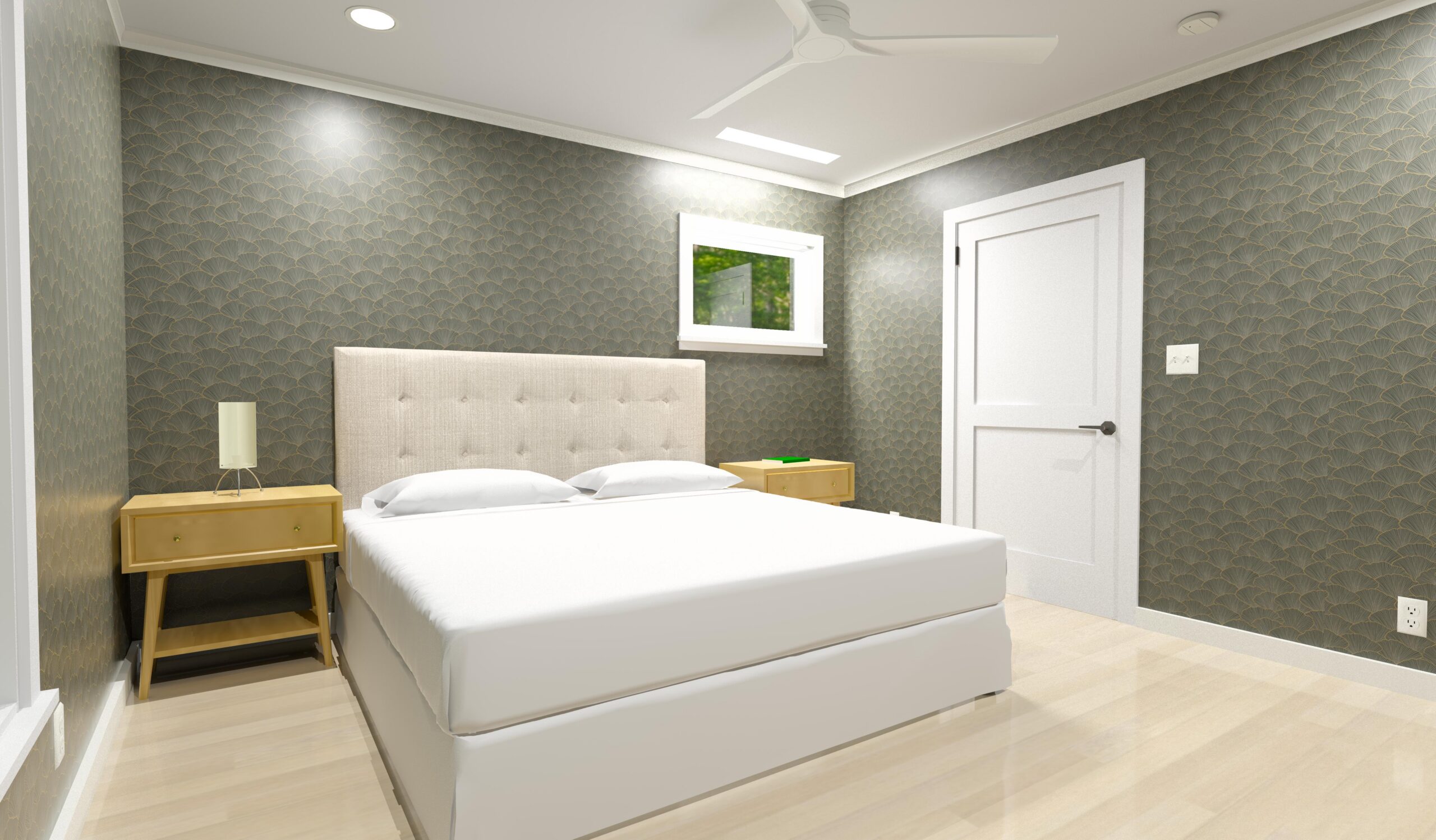 Redbud Cape Home Plan Bedroom