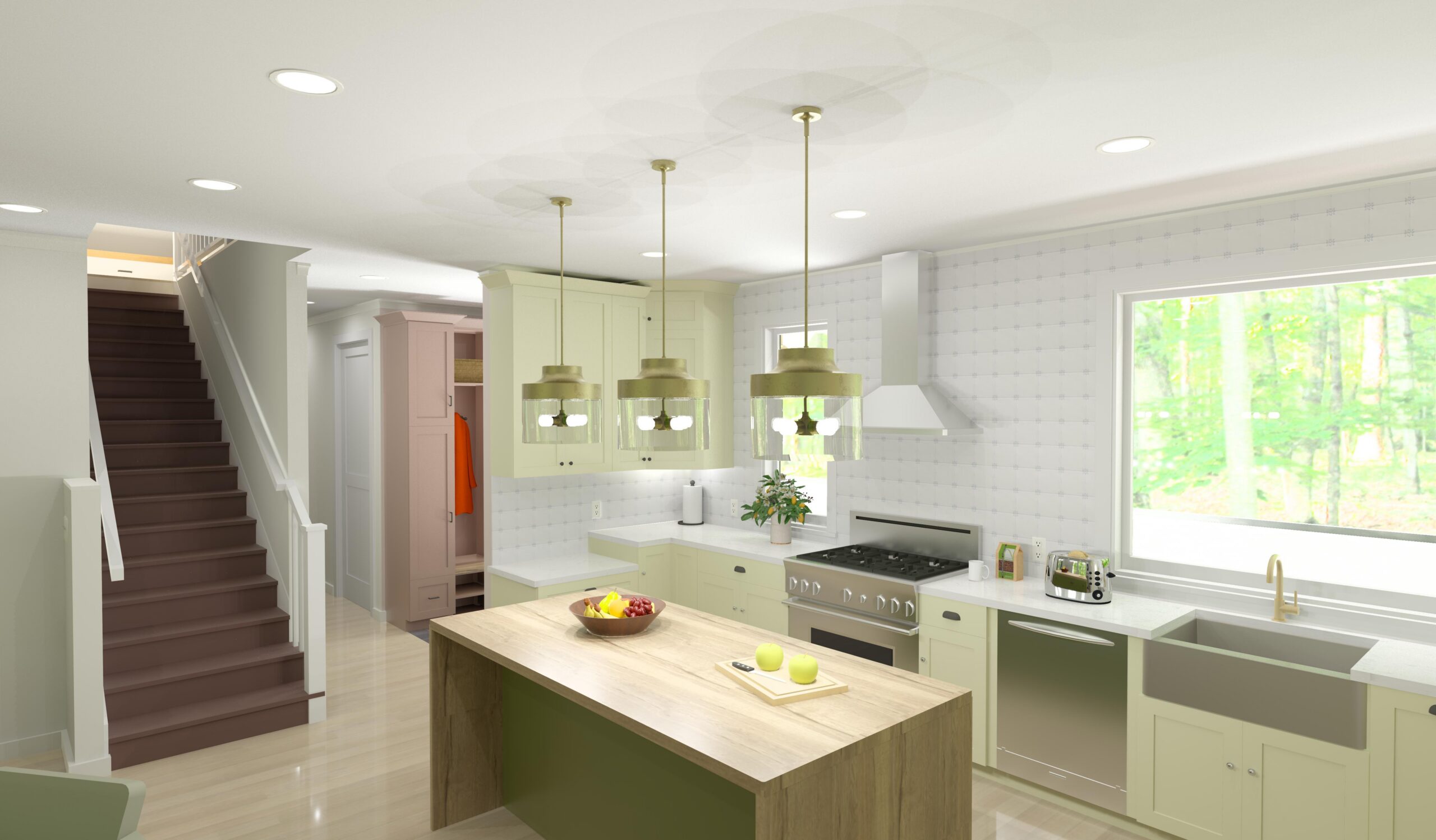 Redbud Cape Home Plan Kitchen