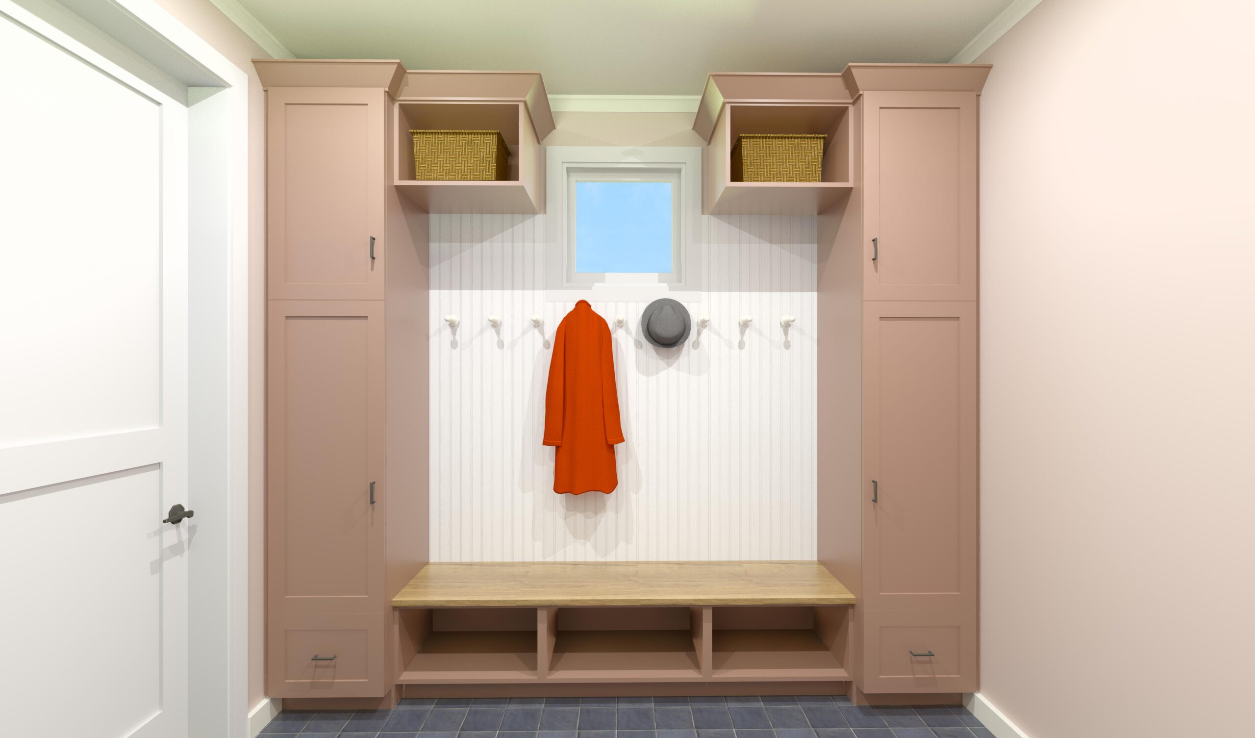 Redbud Cape Home Plan Mudroom
