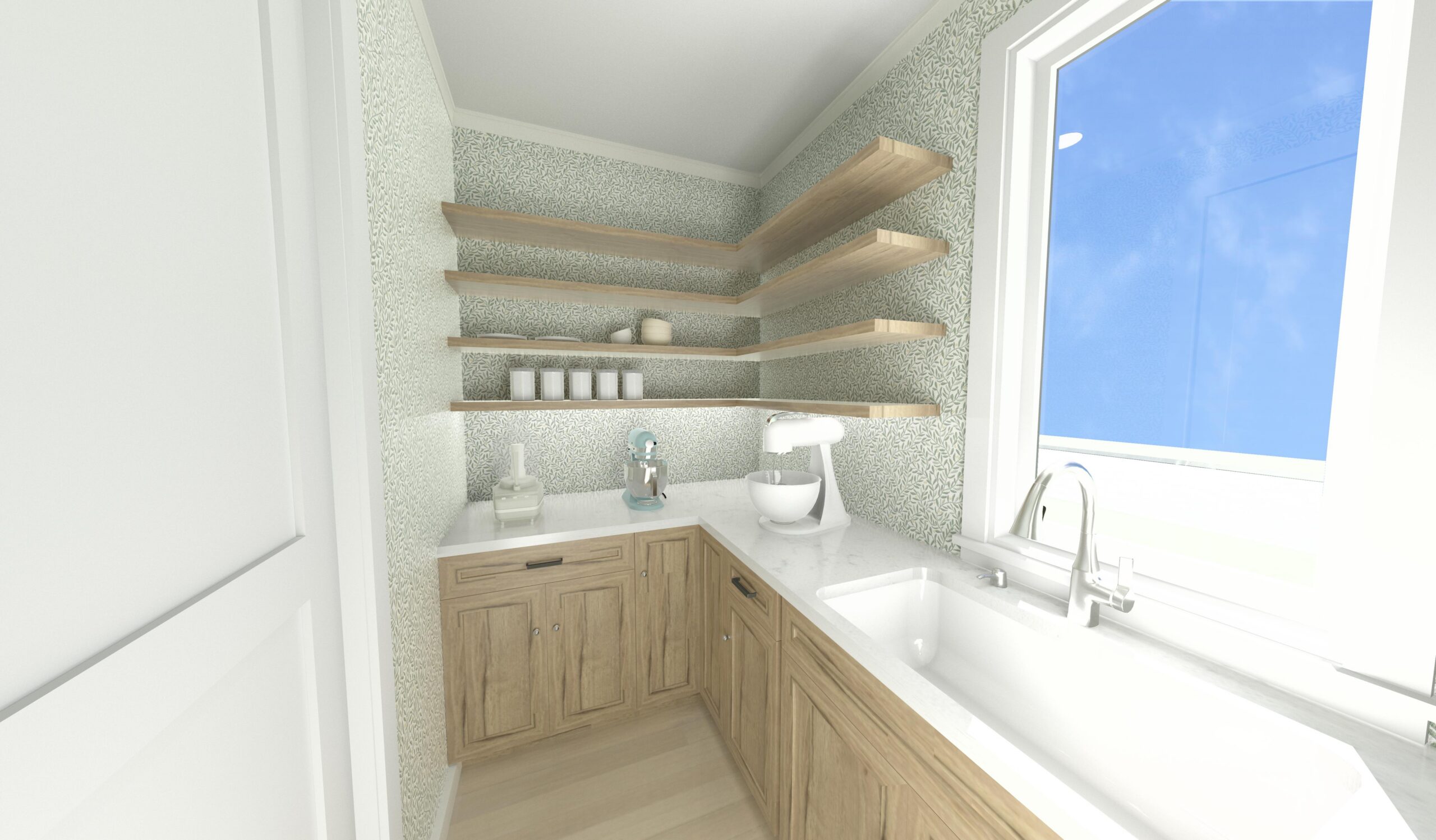 Redbud Cape Home Plan Pantry