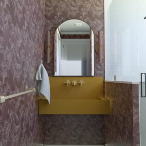 Redbud Cape Home Plan Bathroom