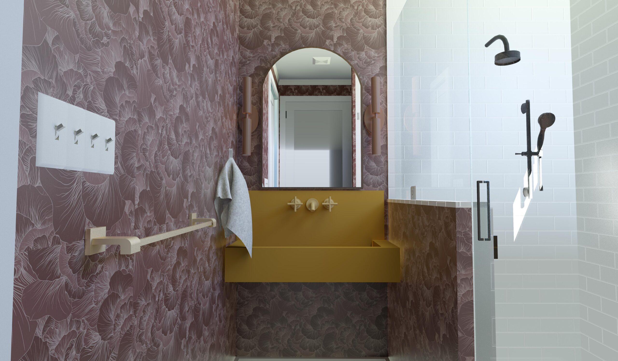 Redbud Cape Home Plan Bathroom