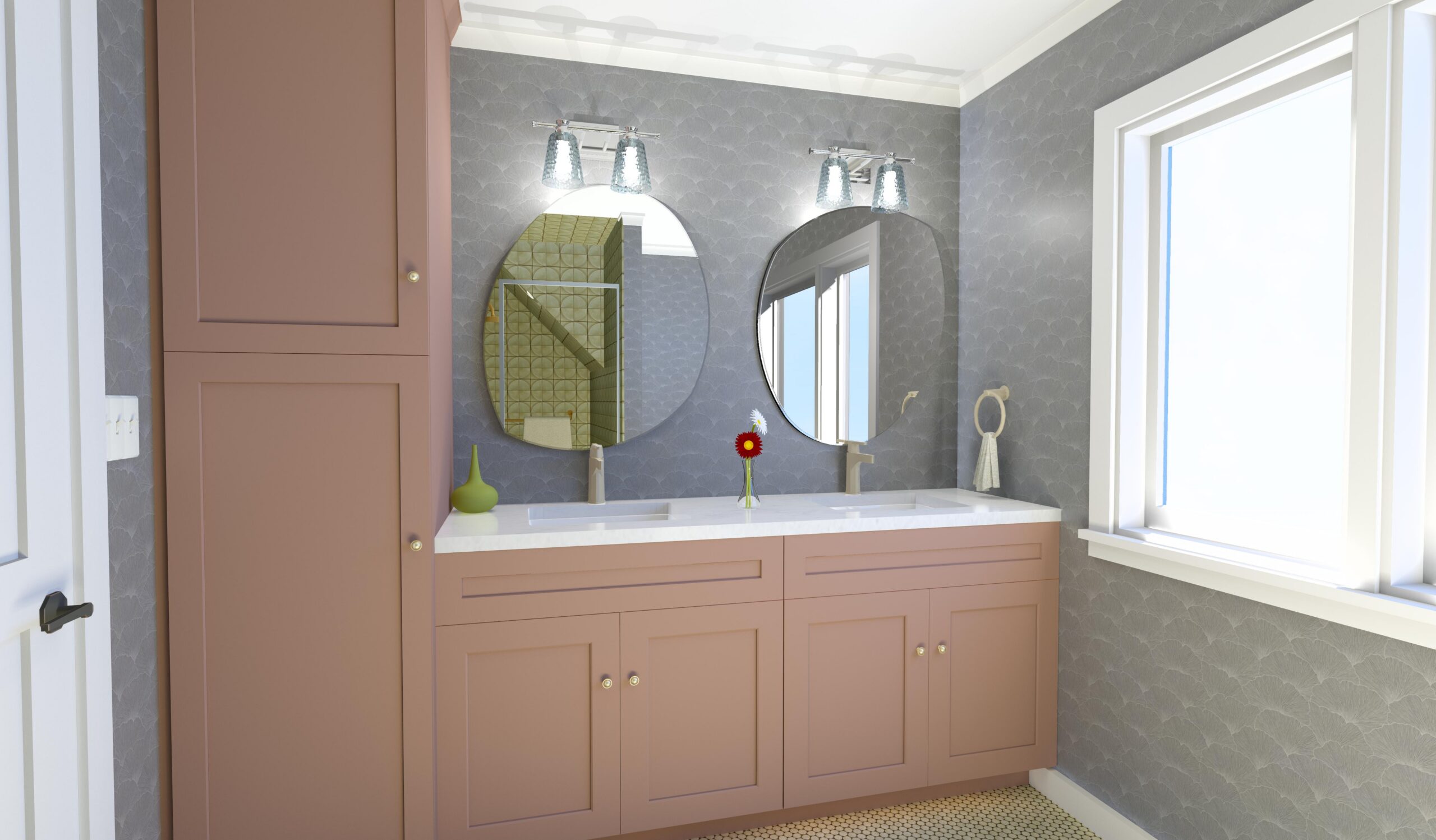 Redbud Cape Home Plan Bathroom