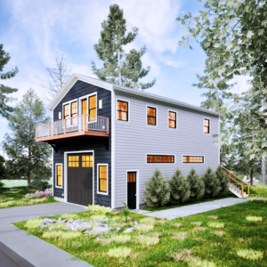 Snowbell ADU Home Plan Exterior
