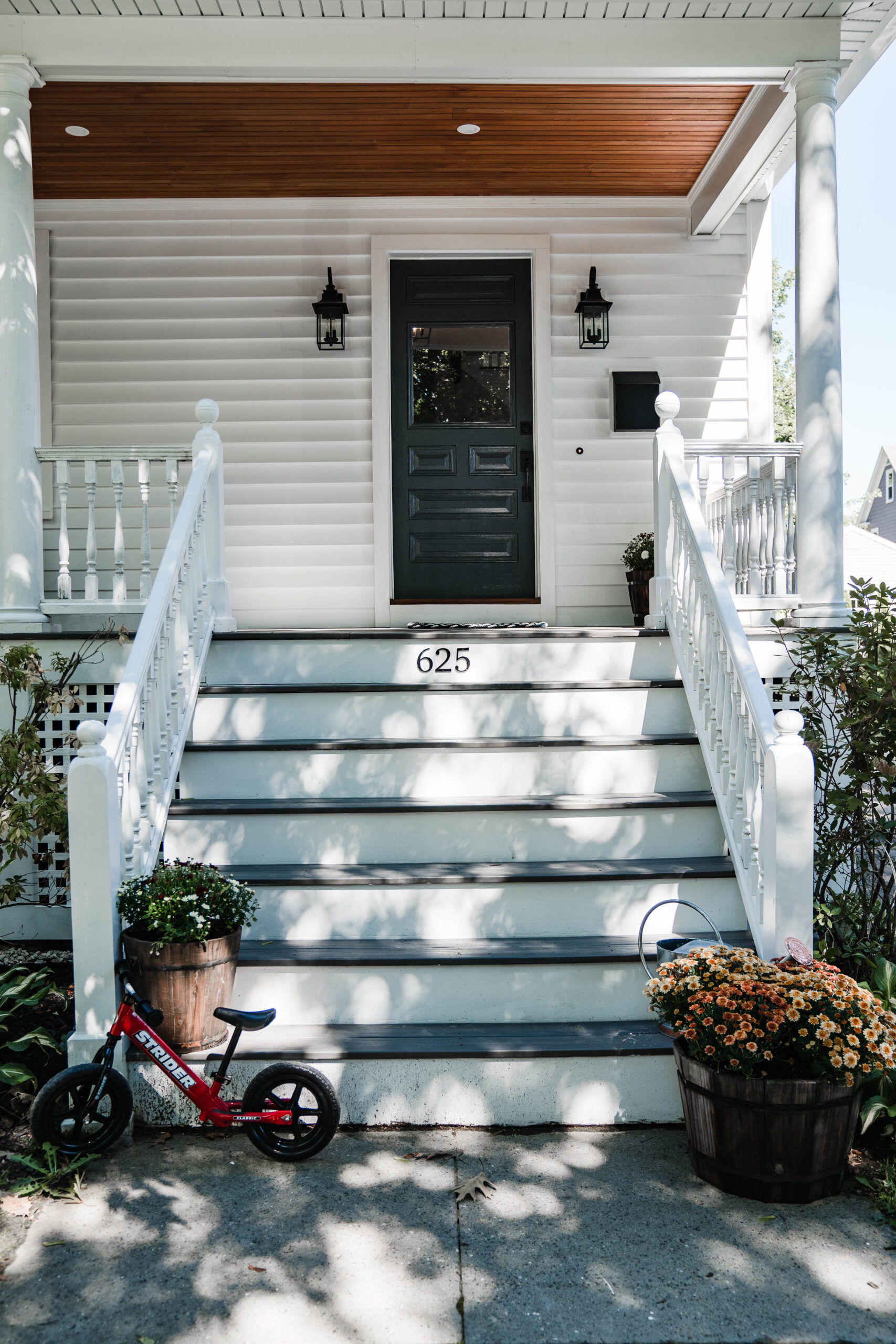 Spruce New Englander Home Plan Front Door
