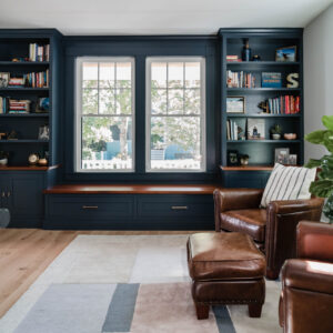 Spruce New Englander Home Plan Living Room