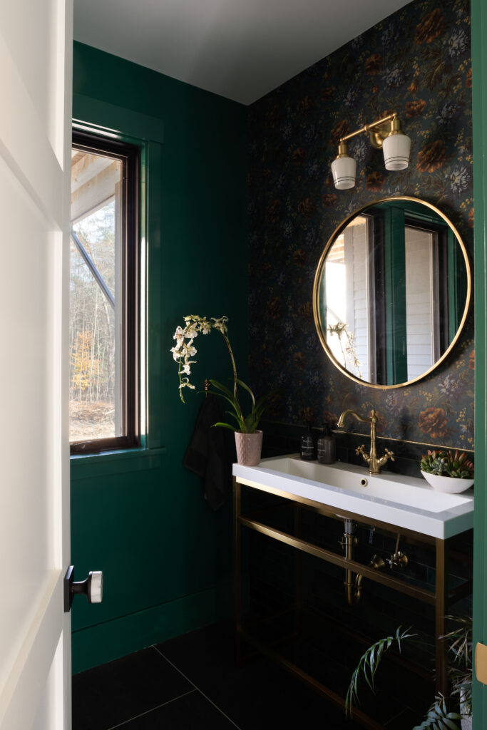 Redwood Modern Farmhouse Home Plan Bathroom