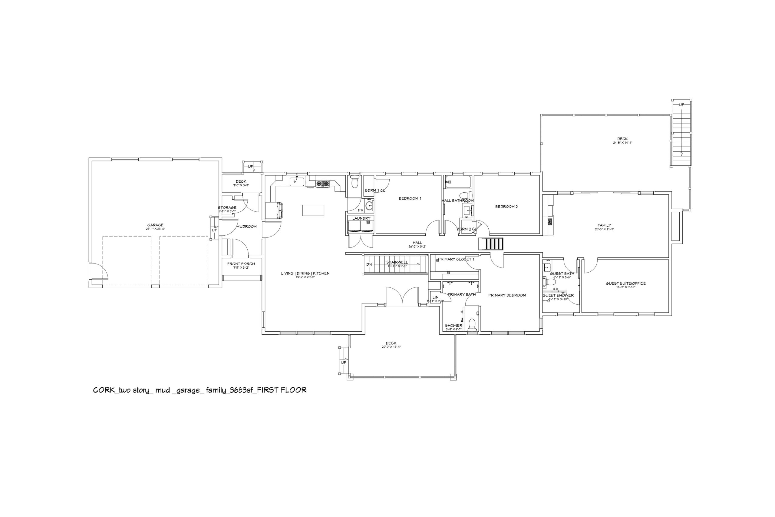 Cork Ranch Two-Story Home Plan - Image 27