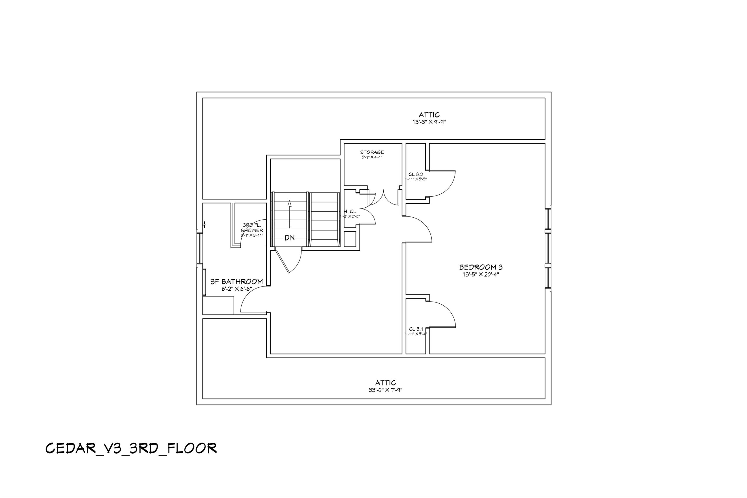 Cedar Farmhouse Home Plan - Image 22